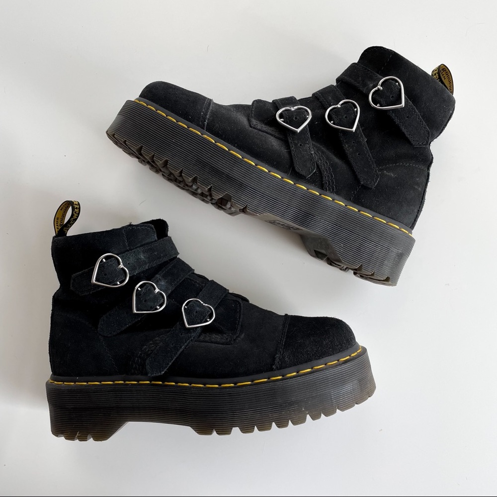 Lazy Oaf x Dr Martens Heart Buckle Boots